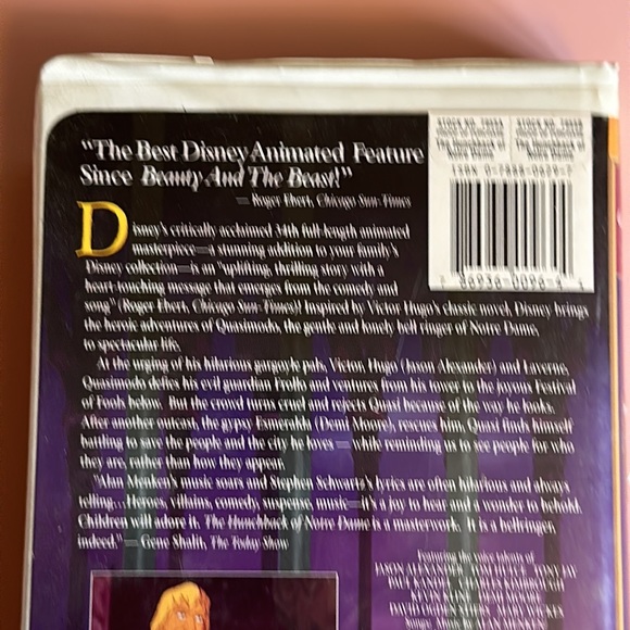 Vintage The Hunchback of Notre Dame VHS movie - Picture 11 of 12